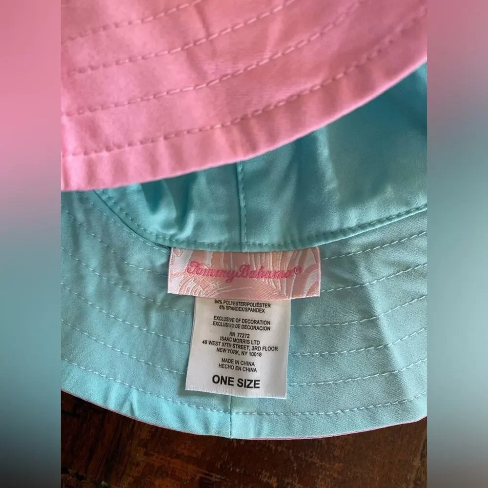 Tommy Bahama Pink and Blue Toddler Bucket Hat